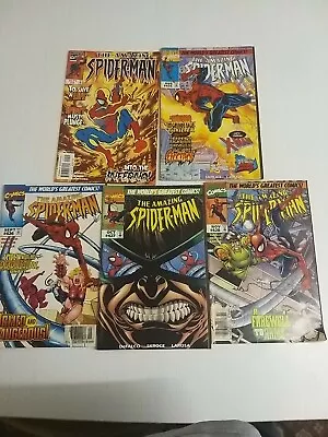 Buy Marvel Comics: The Amazing Spider-Man #425 #426 #427 #428 (1997) And #9 (1999) • 47£