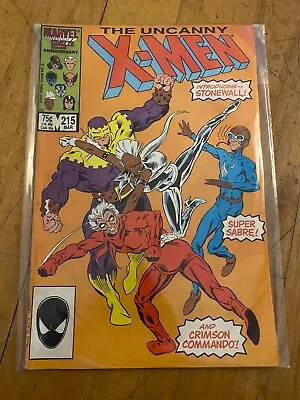 Buy Uncanny X-men #215 (marvel Comics - Chris Claremont - Marauders - 1987) • 5£