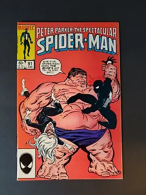 Buy Spectacular Spider-Man #91  If It Wasn't For Bad Luck  1984 • 11.83£