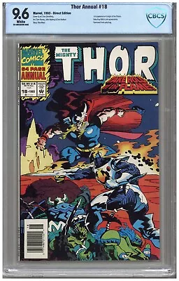 Buy Thor  Annual  # 18   CBCS   9.6   NM+  White Pgs  1993  1st App. & Origin Of The • 51.39£