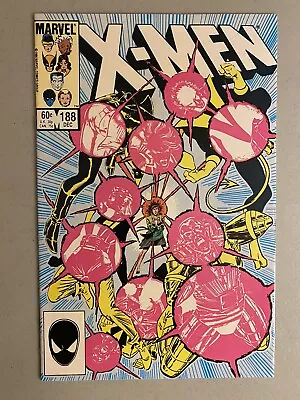 Buy Uncanny X-Men 188, NM 9.4, Marvel 1984, John Romita Jr, 1st Adversary (cameo) • 12.38£