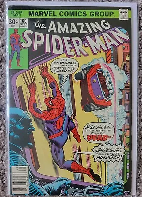 Buy Amazing Spider-Man #160 (1976) Spider-Mobile, Tinkerer App Marvel Comics F-VF  • 11.85£