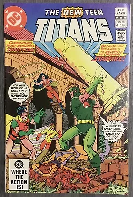 Buy The New Teen Titans No. #18 April 1982 DC Comics VG • 3£