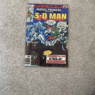Buy Marvel Premiere 36. 1977. Featuring The 3-D Man. • 4£