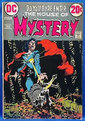Buy HOUSE OF MYSTERY #211 (1973) DC Comics Horror - Sergio Aragones Gag Page - VG/FN • 13.32£