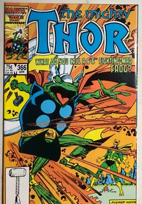 Buy THOR #366 (1985) Marvel Comics FINE+ • 19.82£