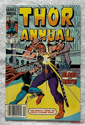 Buy Marvel THE MIGHTY THOR ANNUAL #12 1st Series  The Blood Of Dawn!  1984 NM* • 2.35£