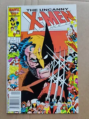 Buy Uncanny X-Men 211 Sharp FN/VF Newsstand Marvel 1987 Wolverine 1st Marauders • 14.99£