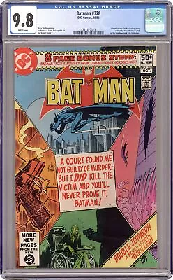 Buy Batman #328 CGC 9.8 1980 4341477023 • 138.36£