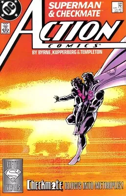 Buy ACTION COMICS #598 F, John Byrne, Direct DC Comics 1988 Stock Image • 2.37£