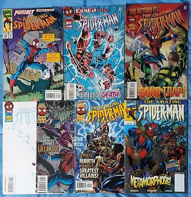 Buy Amazing Spider-Man Lot #389,405,407,408,414,422,437 (Toy Biz Variant) VF To VF+ • 15.77£