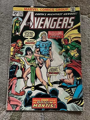 Buy Avengers 123 Vg Origin Of Mantis • 8£