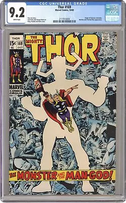 Buy Thor #169 CGC 9.2 1969 2117013004 • 640.39£