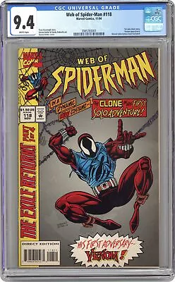 Buy Web Of Spider-Man #118D CGC 9.4 1994 3985783001 • 135.92£