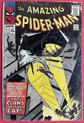 Buy Amazing Spider-Man #30 (1965) 1st Appearance Of The Cat Burglar SilverAge • 59.95£
