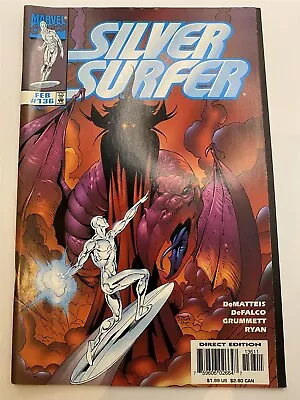 Buy SILVER SURFER Vol. 3 #136 Mephisto Low Print Run Marvel Comics 1998 NM • 8.25£