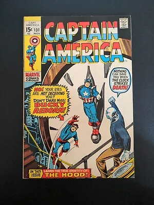 Buy Captain America #131 - Vf Owp - Bucky Reborn - Stan Lee/gene Colan- Marvel 1970 • 39.51£