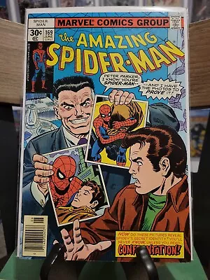 Buy Amazing Spider-Man #169 Key Fine+ (6.5) Frank Miller Fan Page W/ Romita Jr Art • 9.53£