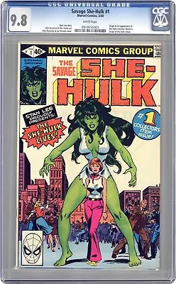 Buy Savage She-Hulk 1D Direct Variant CGC 9.8 1980 0919555001 1st App. She-hulk • 314.29£