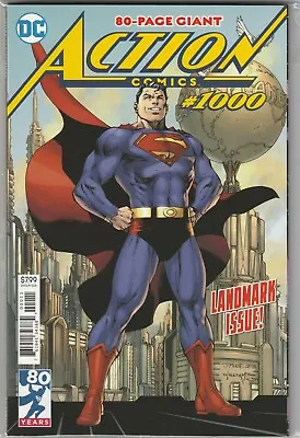 Buy Action Comics 1000 (80 Page Giant) (2018) Jim Lee Variant Cover ~ Unread Nm • 3.95£