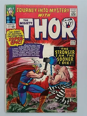 Buy Thor Journey Into Mystery #114 Vg (4.0) March 1965 Marvel Comics ** • 44.99£