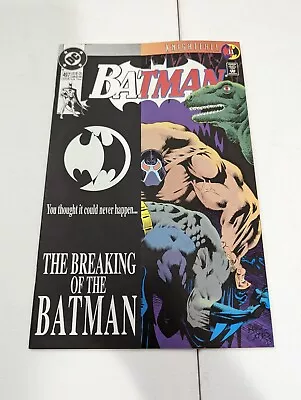 Buy Batman #497 DC Comics 1993 Knightfall Part 11 Bane Breaks Batman’s Back • 3.17£