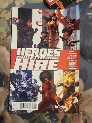Buy Heroes For Hire #1 (2011) Fine+ Marvel 2nd Print Variant RARE Gemini Mailer • 28.15£