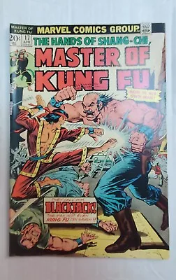 Buy MASTER OF KUNG FU #17 (VG) 1974 3rd Shang-Chi! 1st Appearance Of Black Jack Tarr • 15.77£