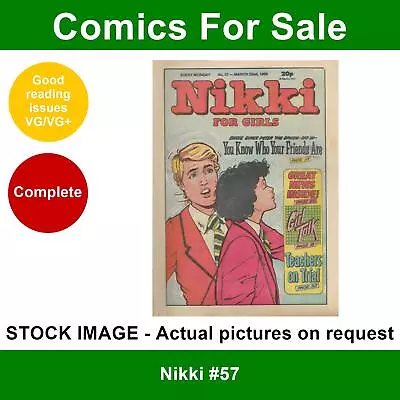 Buy Nikki #57 Comic 22 March 1986 VG/VG+ DC Thomson • 2.75£
