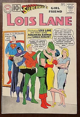 Buy Lois Lane #29 1961 Batman, Aquaman, Green Arrow, Superman, Controversial Cover • 79.94£