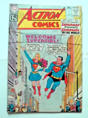 Buy Books, Comics & Magazines, Action Comics 285, Feb 1962. Gd-Vg Supergirl Revealed • 55£