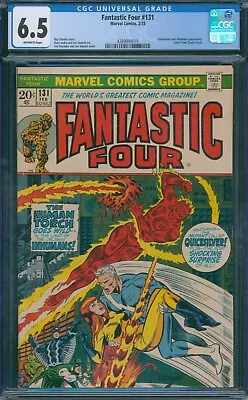 Buy Fantastic Four #131 1973 CGC 6.5 OW Pages! • 27.98£