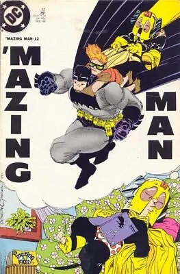 Buy Free P & P ; 'Mazing Man #12, Dec 1986: Frank Miller Batman Cover! • 4.99£