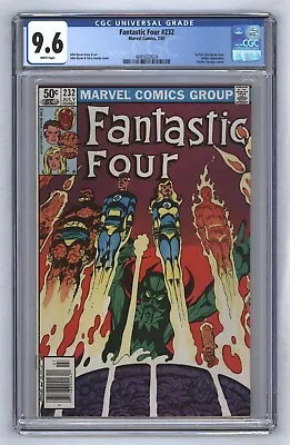 Buy Fantastic Four #232 Newsstand Variant 1st John Byrne Issue 1981 CGC 9.6 • 63.33£