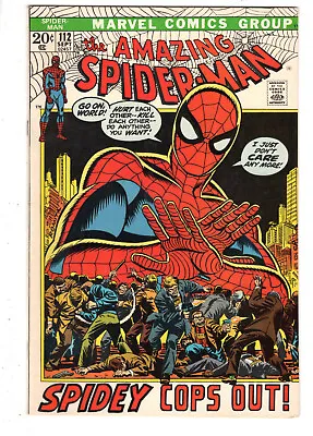 Buy Amazing Spider-man #112 (1972) - Grade 8.0 - Spidey Cops Out - Doctor Octopus! • 71.15£