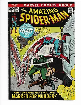 Buy Amazing Spider-man 108 - F 6.0 - 1st Appearance Of Sha Shan - Gwen Stacy (1972) • 32.17£