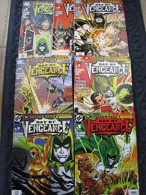 Buy DAY Of VENGEANCE : COMPLETE 6 Issue INFINITE CRISIS 2005 DC Series + Special 1 • 12.99£