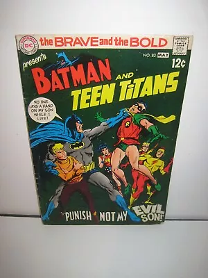 Buy Brave And The Bold #83 Batman Teen Titans Neal Adams Art 1969 • 10.37£