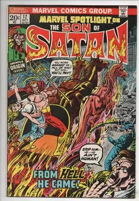 Buy MARVEL SPOTLIGHT #12, FN/VF,  1st Son Of Satan, 1973, More Bronze Age Marvel • 47.29£