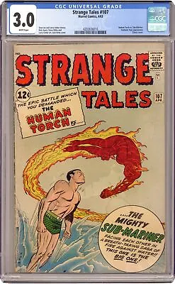 Buy Strange Tales #107 CGC 3.0 1963 4203636016 • 161.61£