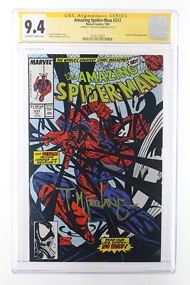 Buy Amazing Spider-Man #317 - Marvel Comics 1989 CGC 9.4 Venom SIGNED McFarlane • 159.32£