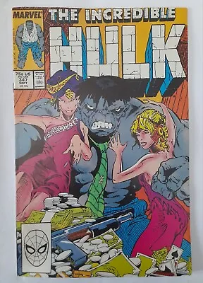 Buy 1988 Hulk 347 NM.First App.Hulk As Joe Fixit And Marlo Chandler.Marvel Comics • 25.73£