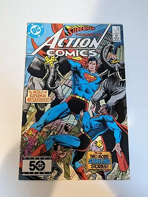 Buy Action Comics #572 Superman 1985 DC World Of Superman Masqueraders Combine Ship • 2.38£