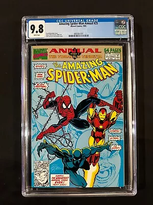 Buy Amazing Spider-Man Annual #25 CGC 9.8 (1991) - Iron Man & Black Panther • 223.86£