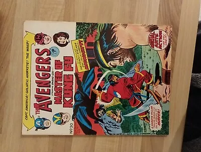 Buy The Avengers #30 - Shang-Chi Marvel Comics Group UK April 1974 FN 6.5 • 1.95£