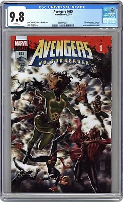 Buy Avengers #675A Brooks Lenticular CGC 9.8 2018 3980236012 • 115.18£