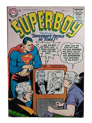 Buy Superboy D.C. COMICS 53 Superman 1956 SUPER ZOO FROM KRYPTON VG-/VG RAW VINTAGE • 53.83£