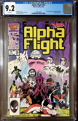 Buy Alpha Flight 33 CGC 9.2 X-Men First Lady Deathstrike White Pages • 36.17£
