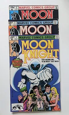 Buy Moon Knight # 1-3 1980 Original Marvel Comic Iconic TV Character  • 48£