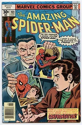 Buy AMAZING SPIDER-MAN #169 Vol.1 MARVEL  9.0 To 9.2  - 1977 • 20.02£